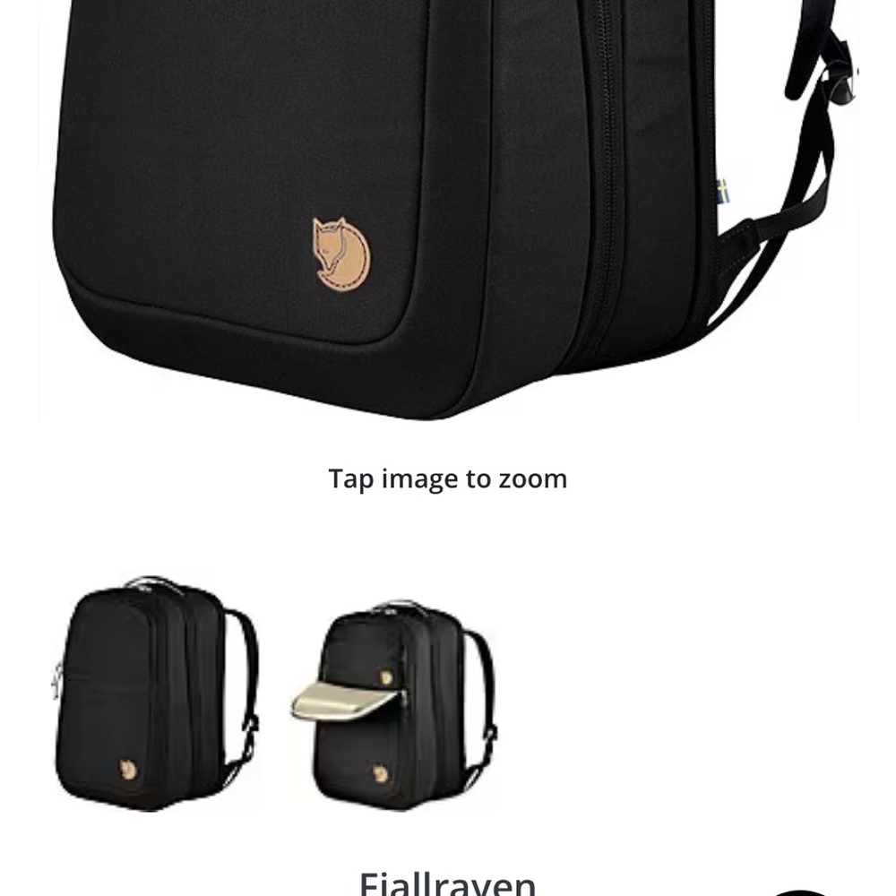 NWOT Fjallraven Travel Pack
